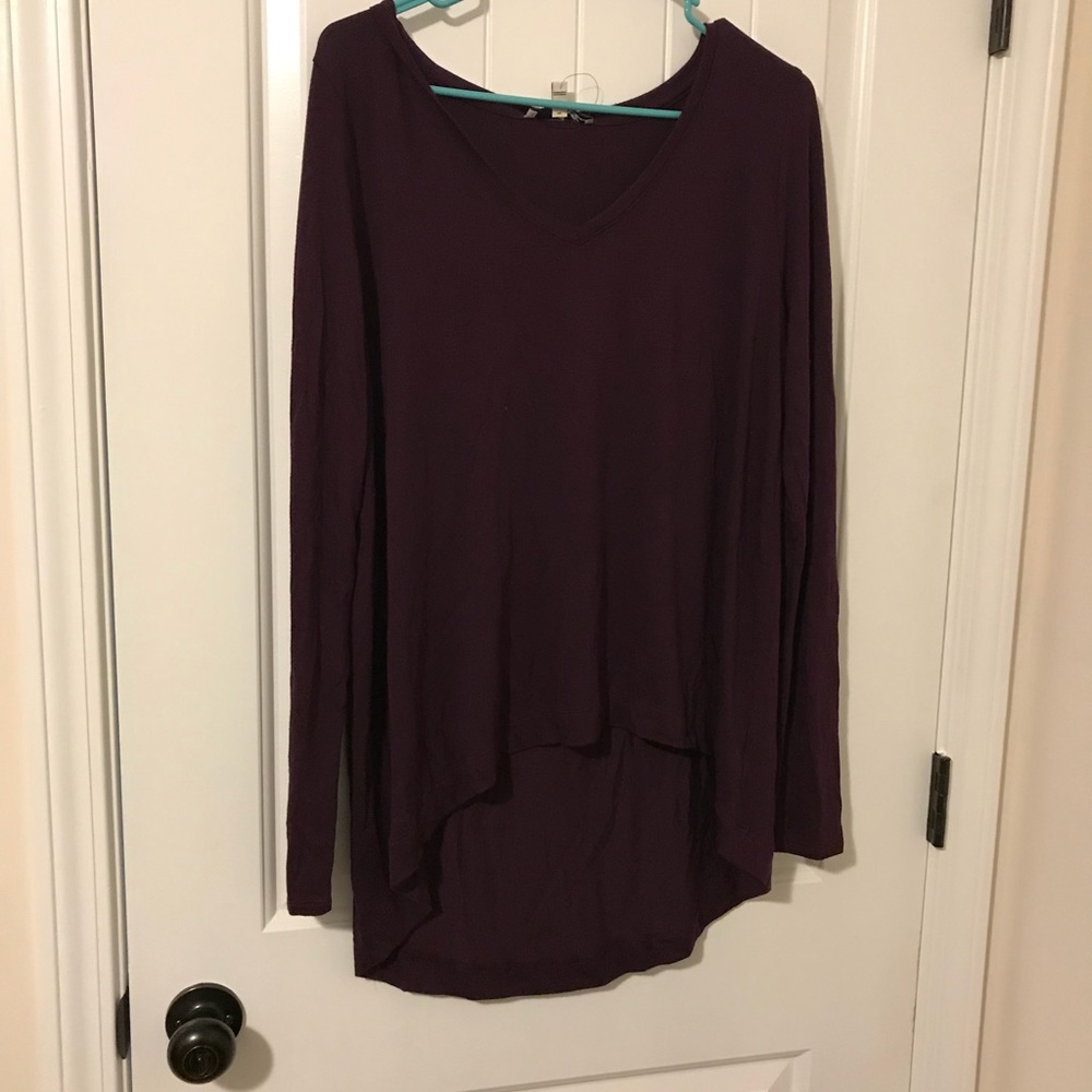 Purple tunic top